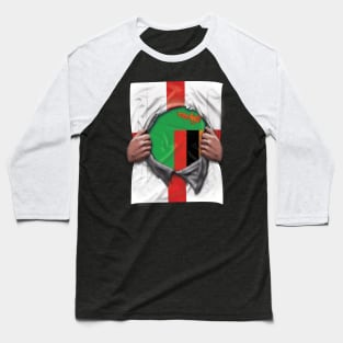 Zambia Flag English Flag Ripped - Gift for Zambian From Zambia Baseball T-Shirt